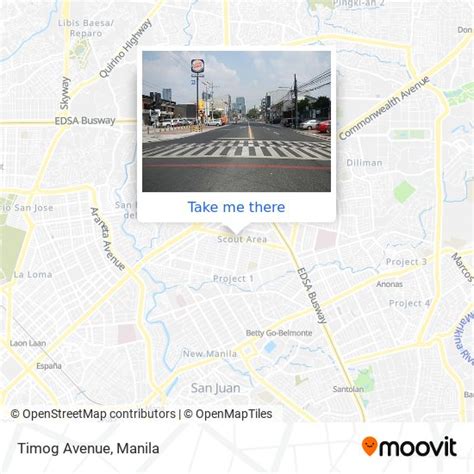 timog avenue map